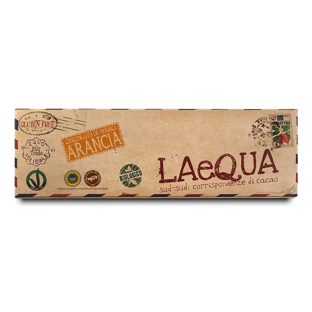 Chocolat LAeQUA avec écorce d´orange BIO - tablette de 60 g