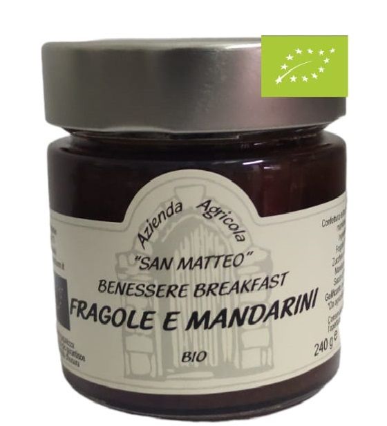 Confettura di Fragole e Mandarini - 240 g