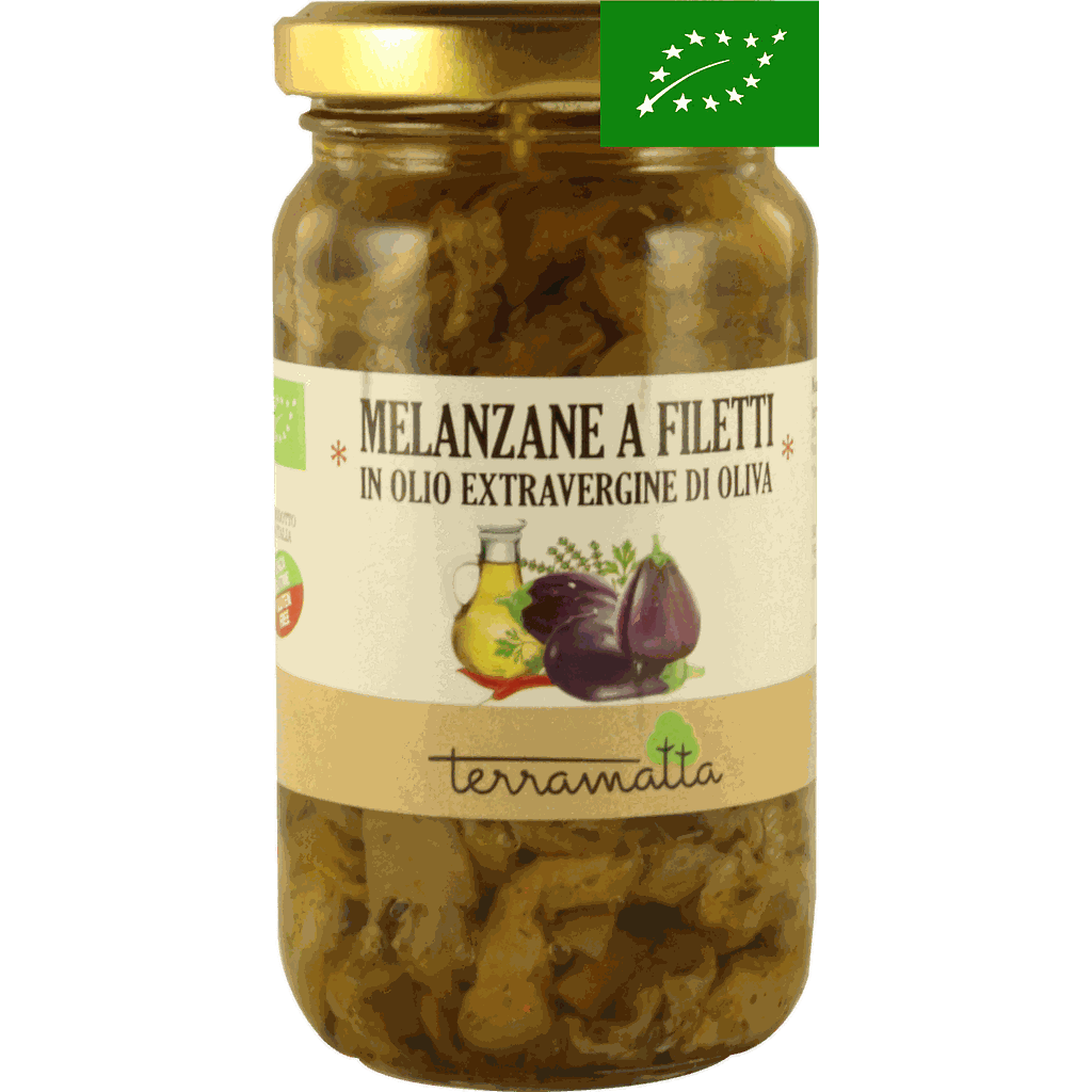 Auberginen Filet in nativem Olivenöl extra, 190 g